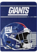 New York Giants Run Micro Raschel Blanket