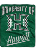 Hawaii Warriors Alumni Raschel Blanket