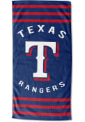 Texas Rangers Stripes Beach Towel