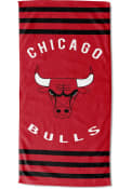 Chicago Bulls Stripes Beach Towel