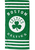 Boston Celtics Stripes Beach Towel