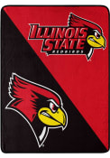 Illinois State Redbirds Micro Raschel Blanket