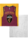 Cleveland Cavaliers Personalized Jersey Silk Touch Sherpa Blanket