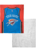 Oklahoma City Thunder Personalized Jersey Silk Touch Sherpa Blanket