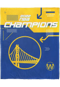 Golden State Warriors 2022 NBA Finals Champions 50x60 Crypto Silk Touch Fleece Blanket
