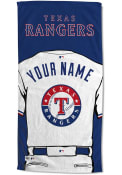 Texas Rangers Personalized Jersey Beach Towel