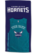 Charlotte Hornets Personalized Jersey Beach Towel