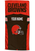 Cleveland Browns Personalized Jersey Beach Towel