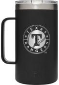 Yeti Texas Rangers Rambler 24 oz Stainless Steel Tumbler - Black
