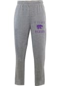 K-State Wildcats Mainstream Fashion Sweatpants - Grey