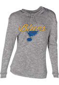 St Louis Blues Womens Layover Crew Sweatshirt - Grey