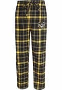 Fort Hays State Tigers Plaid Flannel Flannel Sleep Pants - Black