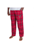 Georgia Bulldogs Plaid Flannel Flannel Sleep Pants - Red