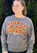 Kansas City Chiefs Womens Mainstream Crew Sweatshirt - Grey
