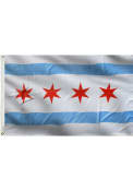 Chicago Grommet White Silk Screen Grommet Flag
