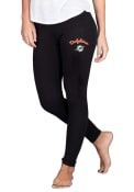 Miami Dolphins Womens Fraction Pants - Black