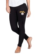 Pittsburgh Steelers Womens Fraction Pants - Black