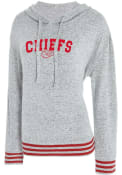 Kansas City Chiefs Womens Siesta Hooded Sweatshirt - Grey