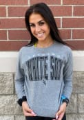 Chicago White Sox Womens Mainstream Crew Sweatshirt - Grey