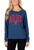 Boston Red Sox Womens Mainstream Crew Sweatshirt - Navy Blue