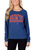 Boise State Broncos Womens Mainstream Crew Sweatshirt - Blue