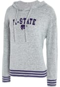 K-State Wildcats Womens Siesta Hooded Sweatshirt - Grey