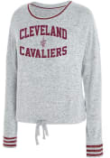 Cleveland Cavaliers Womens Siesta Sleep Shirt - Grey