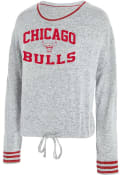 Chicago Bulls Womens Siesta Sleep Shirt - Grey