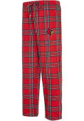 Louisville Cardinals Takeaway Plaid Sleep Pants - Red