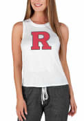 Rutgers Scarlet Knights Womens Gable Tank Top - White