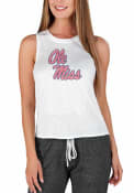 Ole Miss Rebels Womens Gable Tank Top - White