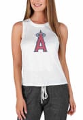 Los Angeles Angels Womens Gable Tank Top - White