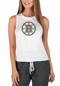 Boston Bruins Womens Gable Tank Top - White