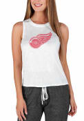 Detroit Red Wings Womens Gable Tank Top - White