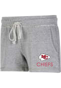 Kansas City Chiefs Womens Mainstream Shorts - Grey