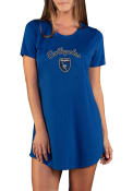 San Jose Earthquakes Womens Marathon Sleep Shirt - Blue