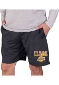 Los Angeles Lakers Bullseye Shorts - Charcoal