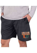 Miami RedHawks Bullseye Shorts - Charcoal