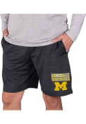 Michigan Wolverines Bullseye Shorts - Charcoal