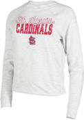 St Louis Cardinals Womens Mainstream Crew Sweatshirt - Oatmeal