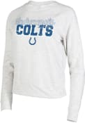 Indianapolis Colts Womens Mainstream Crew Sweatshirt - Oatmeal