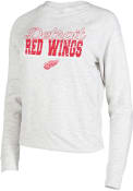 Detroit Red Wings Womens Mainstream Crew Sweatshirt - Oatmeal