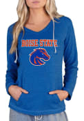 Boise State Broncos Womens Mainstream Terry Hooded Sweatshirt - Blue