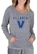 Villanova Wildcats Womens Mainstream Terry Hooded Sweatshirt - Grey