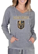 Vegas Golden Knights Womens Mainstream Terry Hooded Sweatshirt - Grey