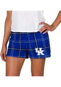 Kentucky Wildcats Womens Ultimate Flannel Shorts - Black