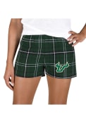 South Florida Bulls Womens Ultimate Flannel Shorts - Black