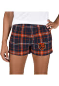 Chicago Bears Womens Ultimate Flannel Shorts - Orange