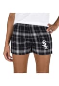 Chicago White Sox Womens Ultimate Flannel Shorts - Grey