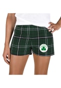 Boston Celtics Womens Ultimate Flannel Shorts - Black